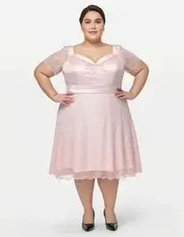 Formal Dress For Short Fat Ladies face swap