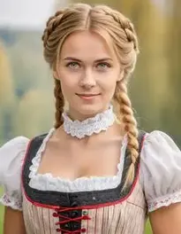 German Dress face swap