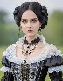 Gothic Fancy Dress face swap