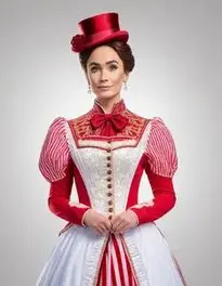 Greatest Showman Fancy Dress Woman face swap