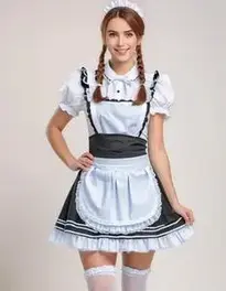 High Quality French Maid Outfit face swap