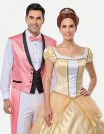 Husband And Wife Fancy Dress face swap