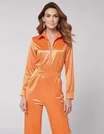 Fancy Dress Orange Jumpsuit face swap