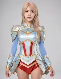 Female Light Cosplay face swap