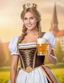 German Beer Costume Female face swap