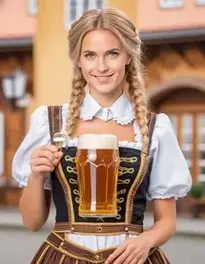 German Beer Outfit Female face swap