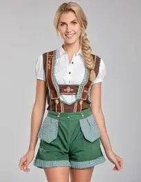 German Lederhosen Female face swap