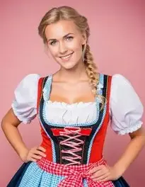 German Oktoberfest Costume Female face swap