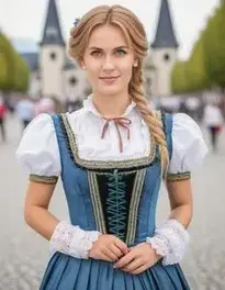 German Outfit Female face swap