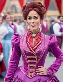 Greatest Showman Bearded Lady face swap