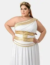 Greek Goddess Fancy Dress Plus Size face swap