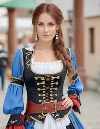 High Quality Woman Pirate face swap