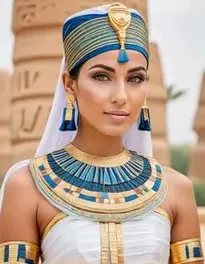 Ladies Egyptian Fancy Dress face swap