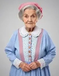 Old Granny Outfit face swap