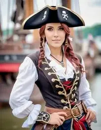 Pirate Woman Cosplay face swap