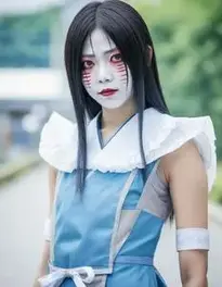 Kuchisake Onna Cosplay face swap
