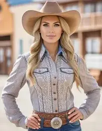 Ladies Cowwoman face swap