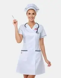 Ladies Nurse Halloween face swap