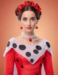 Ladybird Fancy Dress face swap