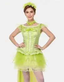 Lime Fancy Dress Outfit face swap