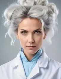 Mad Scientist Costume Female face swap