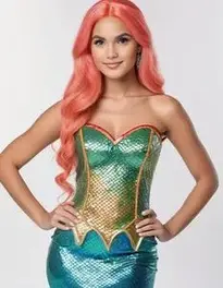 Mermaid Fancy Dress Ladies face swap