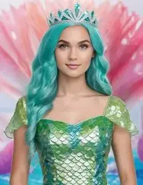 Mermaid Fancy Dress Woman face swap
