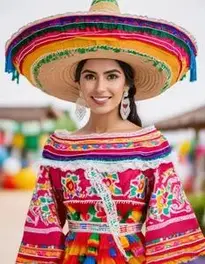Mexican Party Fancy Dress face swap