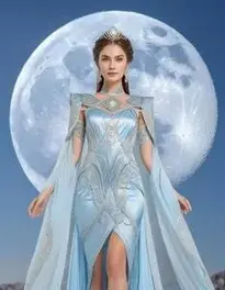 Moon Goddess Dress face swap