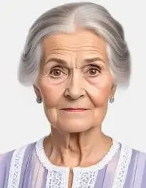 Old Lady Dress face swap
