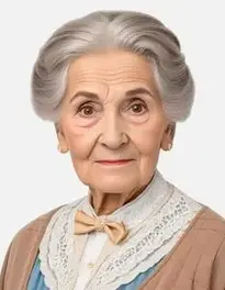 Old Lady Outfit face swap