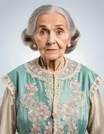 Old Woman Fancy Dress face swap