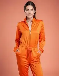 Orange Jumpsuit Fancy Dress face swap