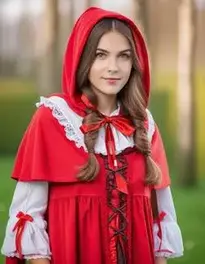 Little Red Riding Hood face swap