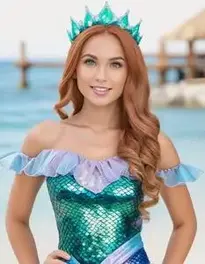 Mermaid Costume Female face swap