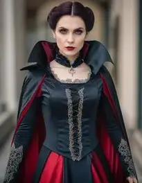 Modern Vampire Costume Female face swap