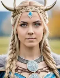 Norse Goddess Cosplay face swap