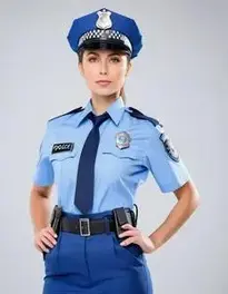 Police Officer Outfit Woman face swap