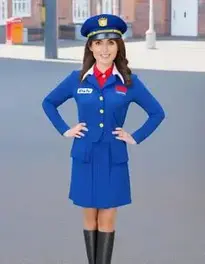 Postman Pat Fancy Dress Adults face swap