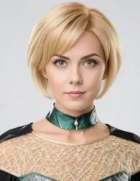 Short Blonde Hair Characters For Halloween face swap