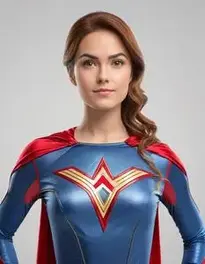 Simple Female Superhero face swap