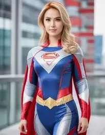 Superhero Female Most Revealing Cosplay face swap