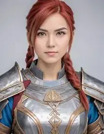 Warrior Cosplay Female face swap