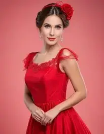 Pretty Woman Red Dress Halloween face swap