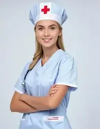 Promising Young Woman Nurse face swap