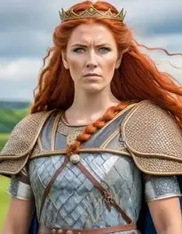 Queen Boudicca Fancy Dress face swap