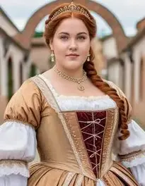 Renaissance Costume Plus Size face swap