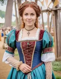 Renaissance Festival Outfit Female face swap