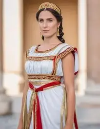 Roman Fancy Dress Woman face swap