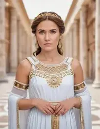 Roman Goddess Dress face swap